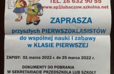Więcej o: Rekrutacja pierwszoklasistów do Szkoły Podstawowej nr 1 w Lubaczowie